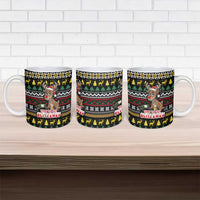 Time To Get Blitzened Christmas Ceramic Mug Xmas Holiday Patterns - Wonder Print Shop