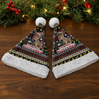 Time To Get Blitzened Christmas Santa Hat Xmas Holiday Patterns - Wonder Print Shop
