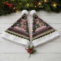 Time To Get Blitzened Christmas Santa Hat Xmas Holiday Patterns - Wonder Print Shop