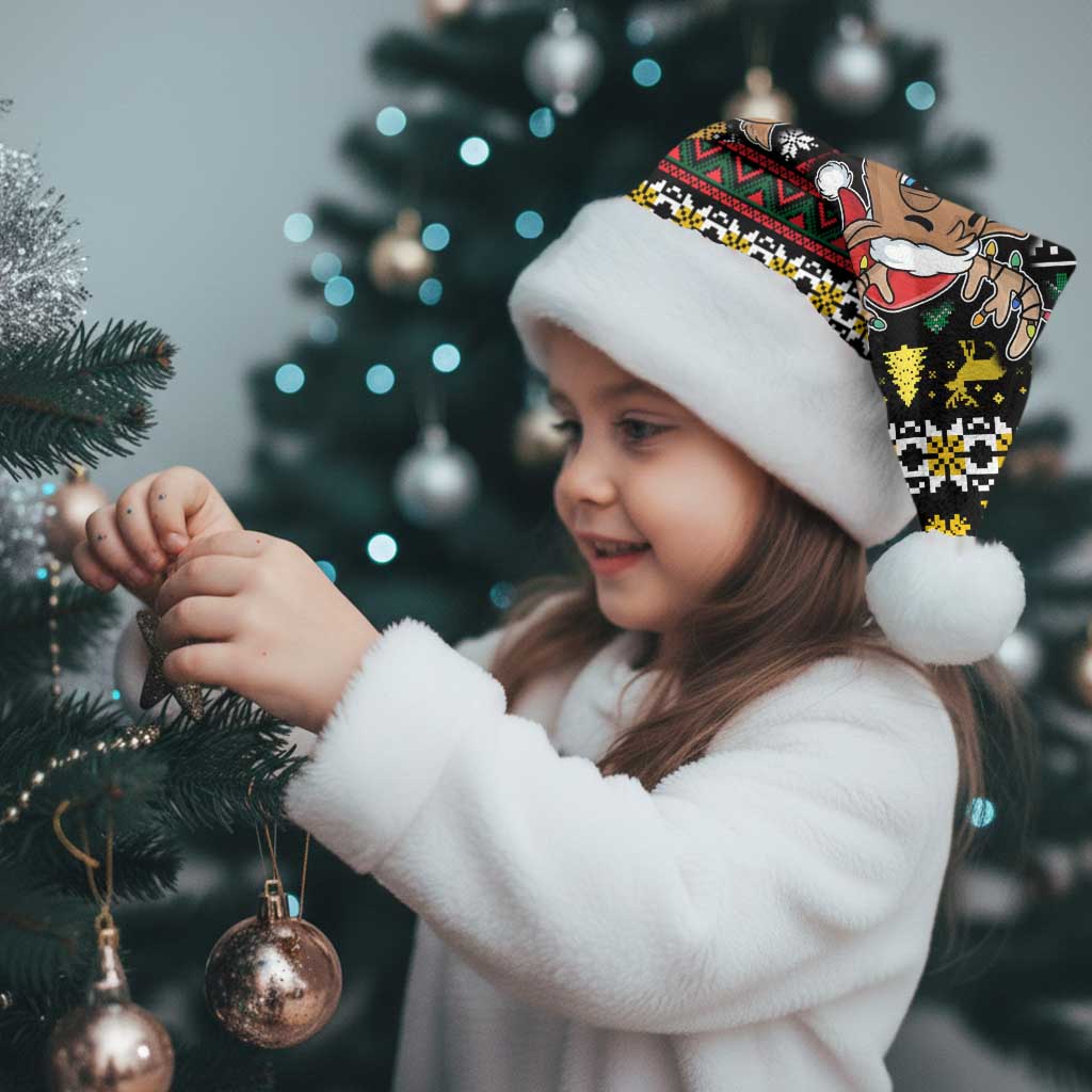 Time To Get Blitzened Christmas Santa Hat Xmas Holiday Patterns - Wonder Print Shop