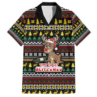 Time To Get Blitzened Christmas Family Matching Off The Shoulder Long Sleeve Dress and Hawaiian Shirt Xmas Holiday Patterns - Wonder Print Shop