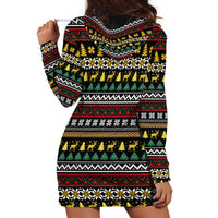 Time To Get Blitzened Christmas Hoodie Dress Xmas Holiday Patterns - Wonder Print Shop