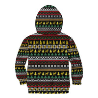 Time To Get Blitzened Christmas Kid Hoodie Xmas Holiday Patterns - Wonder Print Shop