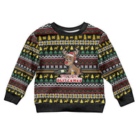 Time To Get Blitzened Christmas Kid Ugly Christmas Sweater Xmas Holiday Patterns - Wonder Print Shop