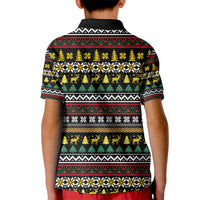 Time To Get Blitzened Christmas Kid Polo Shirt Xmas Holiday Patterns - Wonder Print Shop
