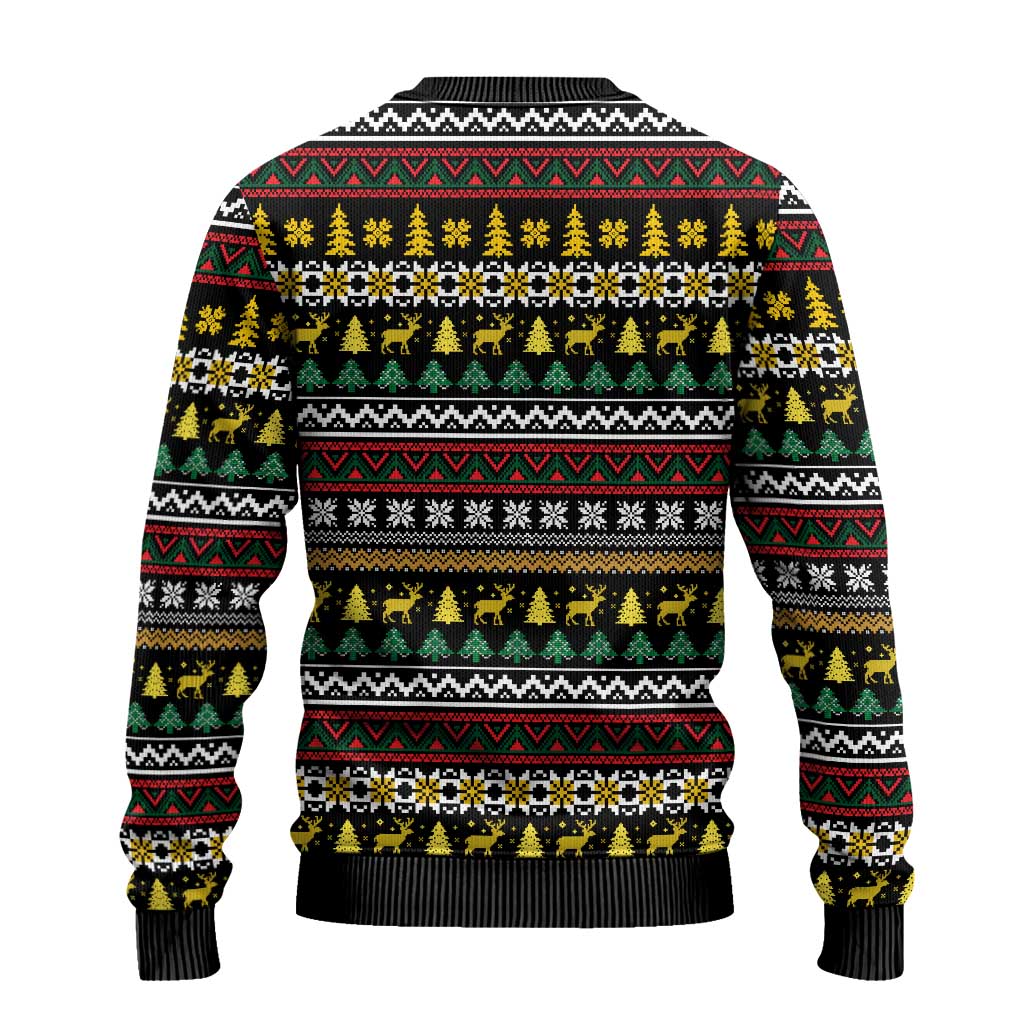 Time To Get Blitzened Christmas Ugly Christmas Sweater Xmas Holiday Patterns - Wonder Print Shop