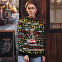 Time To Get Blitzened Christmas Ugly Christmas Sweater Xmas Holiday Patterns - Wonder Print Shop