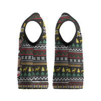 Time To Get Blitzened Christmas Knitted V-Neck Vest Xmas Holiday Patterns - Wonder Print Shop