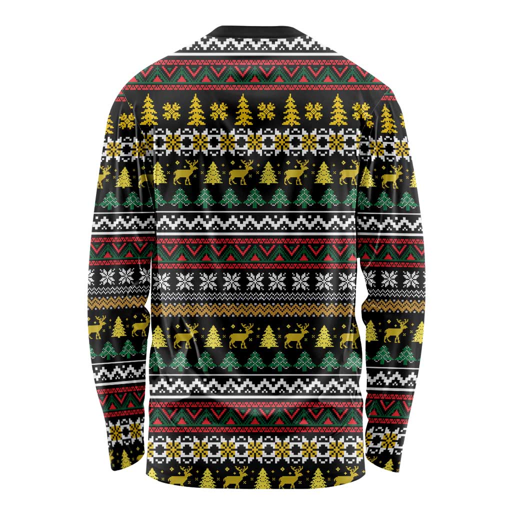 Time To Get Blitzened Christmas Long Sleeve Shirt Xmas Holiday Patterns - Wonder Print Shop