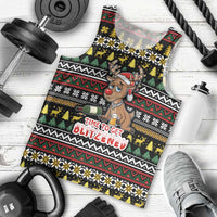 Time To Get Blitzened Christmas Men Tank Top Xmas Holiday Patterns - Wonder Print Shop