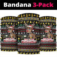 Time To Get Blitzened Christmas Neck Gaiter Xmas Holiday Patterns - Wonder Print Shop