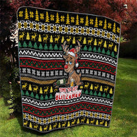 Time To Get Blitzened Christmas Quilt Xmas Holiday Patterns - Wonder Print Shop