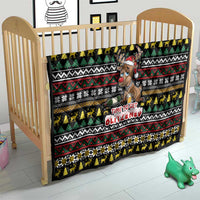 Time To Get Blitzened Christmas Quilt Xmas Holiday Patterns - Wonder Print Shop