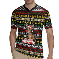 Time To Get Blitzened Christmas Rugby Jersey Xmas Holiday Patterns - Wonder Print Shop