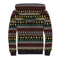 Time To Get Blitzened Christmas Sherpa Hoodie Xmas Holiday Patterns - Wonder Print Shop