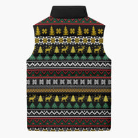 Time To Get Blitzened Christmas Sleeveless Puffer Jacket Xmas Holiday Patterns - Wonder Print Shop