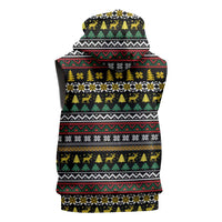 Time To Get Blitzened Christmas Sleeveless Zip Hoodie Xmas Holiday Patterns - Wonder Print Shop