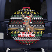Time To Get Blitzened Christmas Spare Tire Cover Xmas Holiday Patterns - Wonder Print Shop