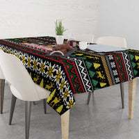 Time To Get Blitzened Christmas Tablecloth Xmas Holiday Patterns - Wonder Print Shop