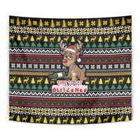 Time To Get Blitzened Christmas Tapestry Xmas Holiday Patterns - Wonder Print Shop
