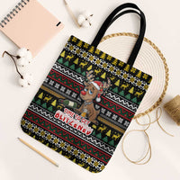 Time To Get Blitzened Christmas Tote Bag Xmas Holiday Patterns - Wonder Print Shop
