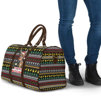 Time To Get Blitzened Christmas Travel Bag Xmas Holiday Patterns - Wonder Print Shop