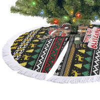 Time To Get Blitzened Christmas Tree Skirt Xmas Holiday Patterns - Wonder Print Shop