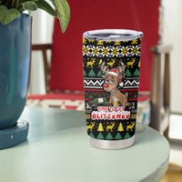 Time To Get Blitzened Christmas Tumbler Cup Xmas Holiday Patterns - Wonder Print Shop