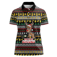 Time To Get Blitzened Christmas Women Polo Shirt Xmas Holiday Patterns - Wonder Print Shop