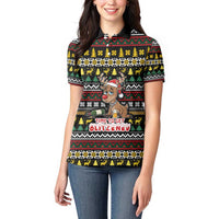 Time To Get Blitzened Christmas Women Polo Shirt Xmas Holiday Patterns - Wonder Print Shop