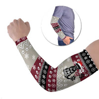 To Best Dog Dad Christmas Design Arm Sleeves Xmas Holiday Patterns - Wonder Print Shop