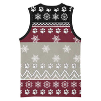 To Best Dog Dad Christmas Design Basketball Jersey Xmas Holiday Patterns - Wonder Print Shop