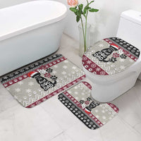 To Best Dog Dad Christmas Design Bathroom Set Xmas Holiday Patterns - Wonder Print Shop