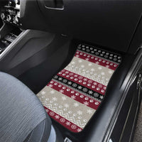 To Best Dog Dad Christmas Design Car Mats Xmas Holiday Patterns - Wonder Print Shop