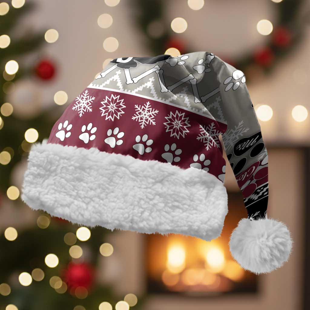 To Best Dog Dad Christmas Design Christmas Santa Hat Xmas Holiday Patterns - Wonder Print Shop