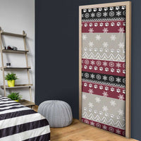 To Best Dog Dad Christmas Design Door Cover Xmas Holiday Patterns - Wonder Print Shop