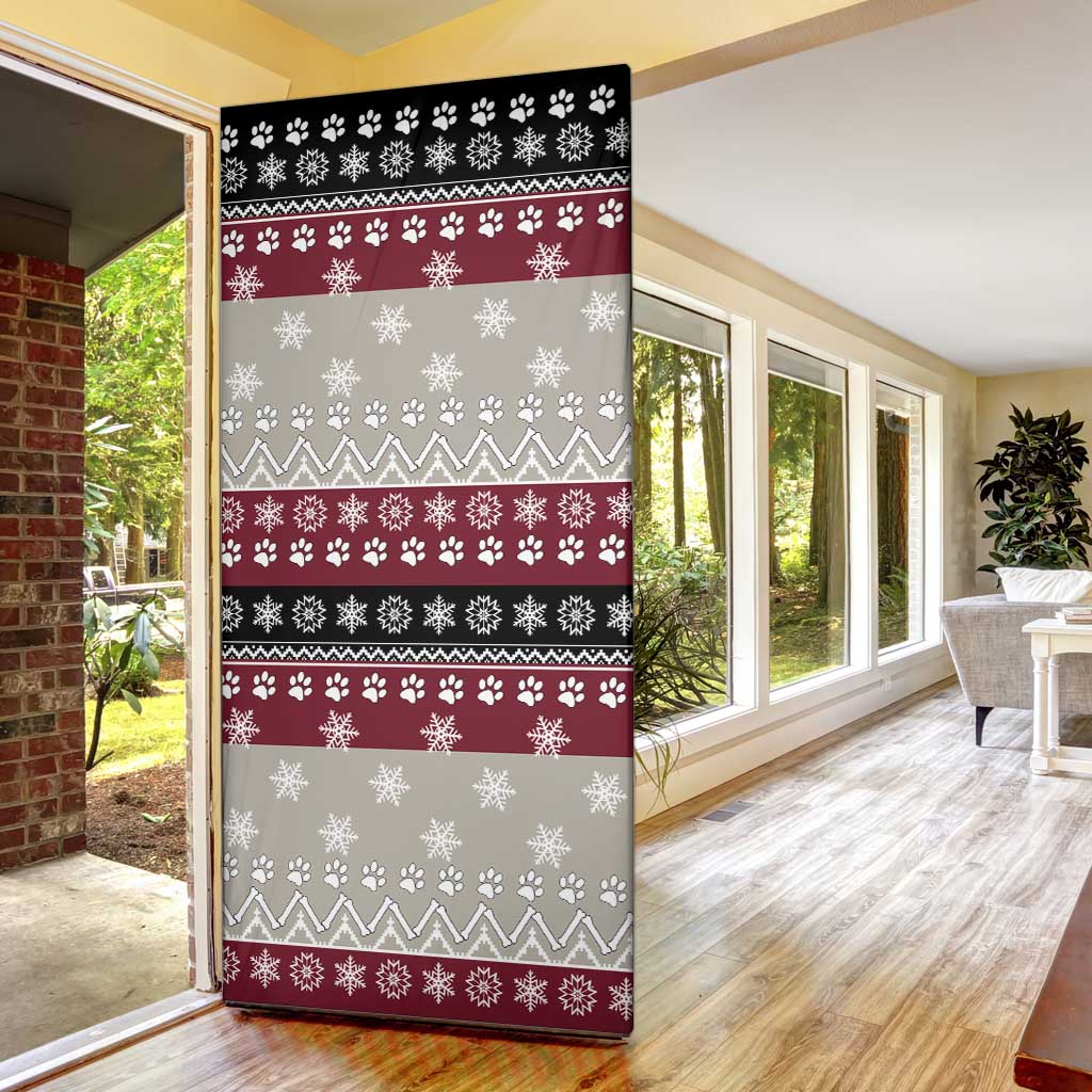 To Best Dog Dad Christmas Design Door Cover Xmas Holiday Patterns - Wonder Print Shop