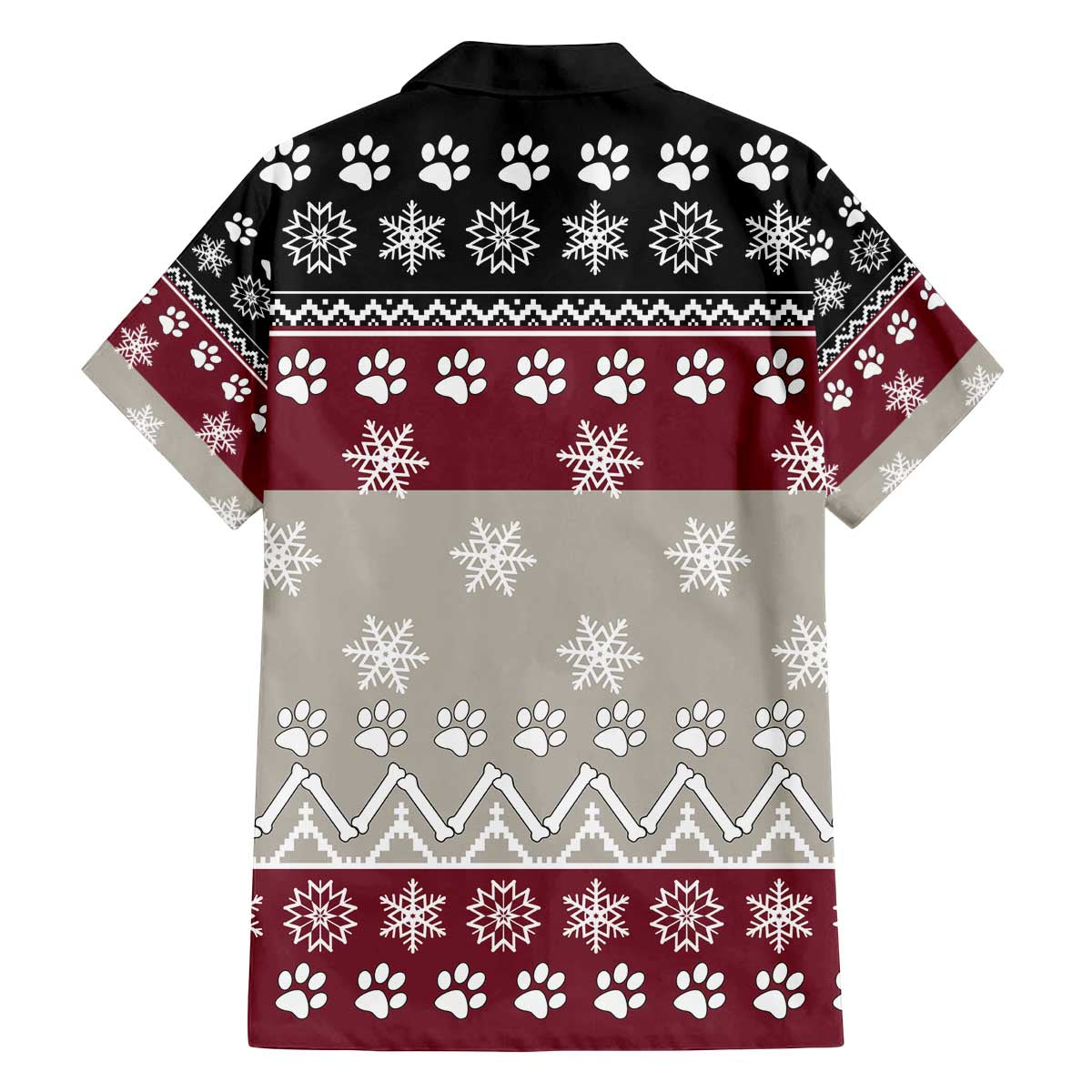 To Best Dog Dad Christmas Design Family Matching Off The Shoulder Long Sleeve Dress and Hawaiian Shirt Xmas Holiday Patterns - Wonder Print Shop