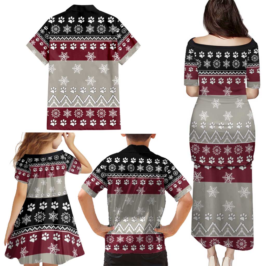To Best Dog Dad Christmas Design Family Matching Puletasi and Hawaiian Shirt Xmas Holiday Patterns - Wonder Print Shop