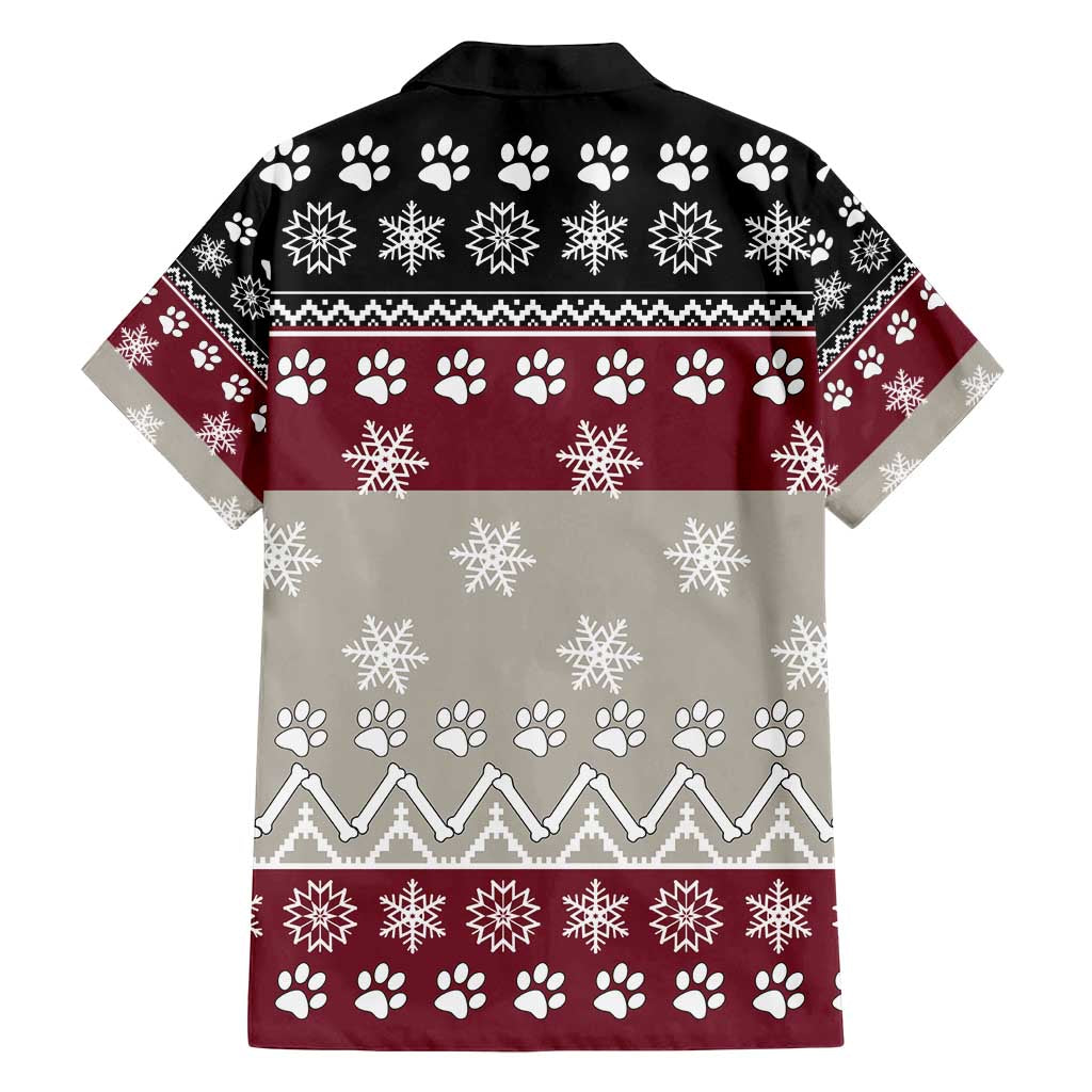 To Best Dog Dad Christmas Design Family Matching Summer Maxi Dress and Hawaiian Shirt Xmas Holiday Patterns - Wonder Print Shop