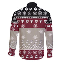 To Best Dog Dad Christmas Design Family Matching Tank Maxi Dress and Hawaiian Shirt Xmas Holiday Patterns - Wonder Print Shop