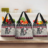 To Best Dog Dad Christmas Design Grocery Bag Xmas Holiday Patterns - Wonder Print Shop