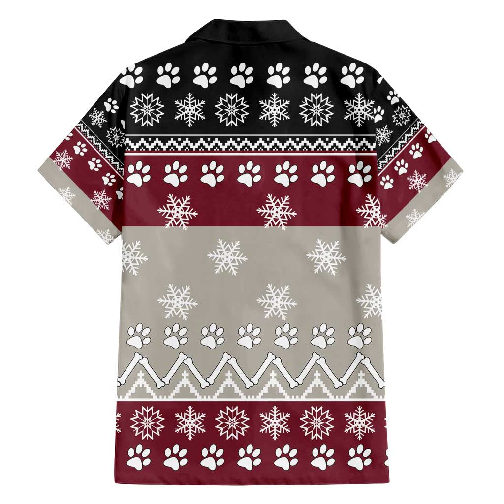 To Best Dog Dad Christmas Design Hawaiian Shirt Xmas Holiday Patterns - Wonder Print Shop