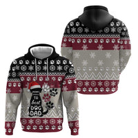 To Best Dog Dad Christmas Design Hoodie Xmas Holiday Patterns - Wonder Print Shop