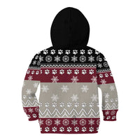 To Best Dog Dad Christmas Design Kid Hoodie Xmas Holiday Patterns - Wonder Print Shop