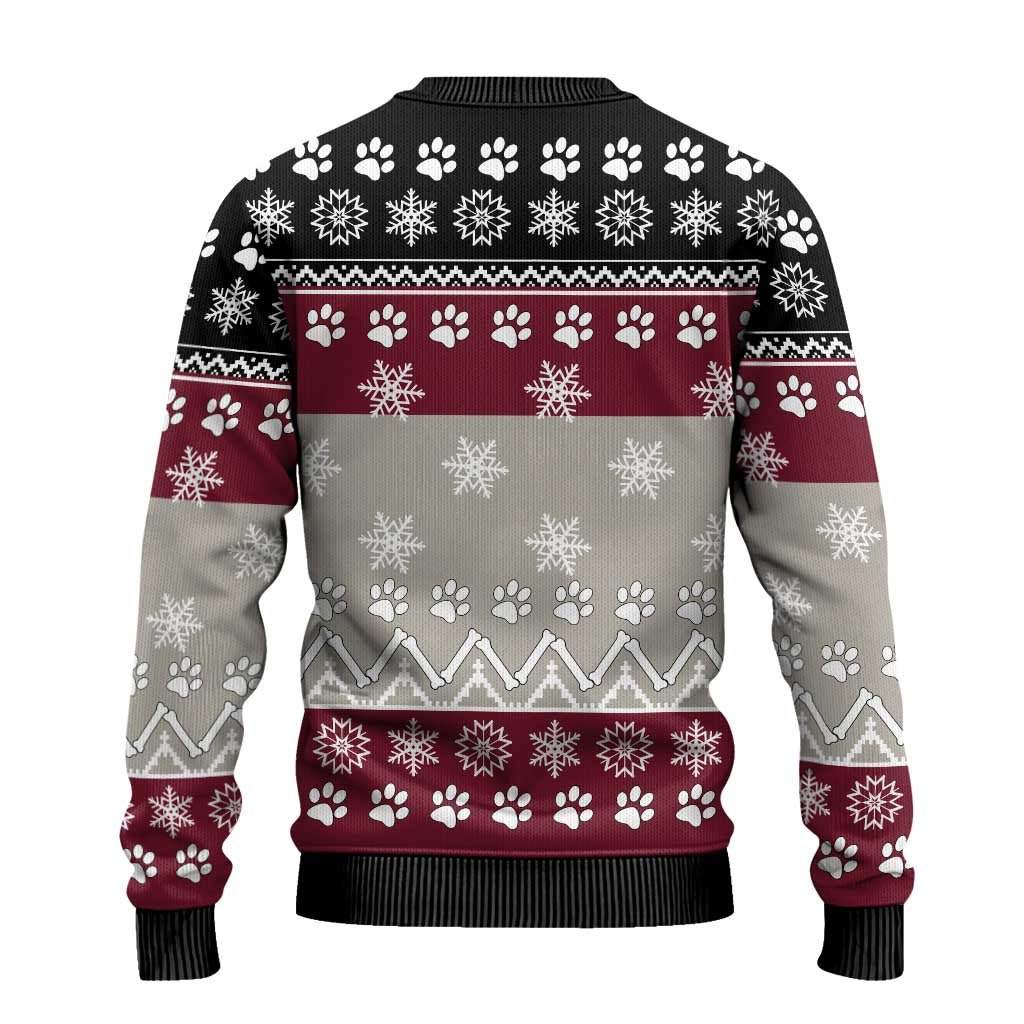 To Best Dog Dad Christmas Design Ugly Christmas Sweater Xmas Holiday Patterns - Wonder Print Shop