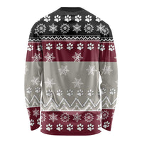 To Best Dog Dad Christmas Design Long Sleeve Shirt Xmas Holiday Patterns - Wonder Print Shop