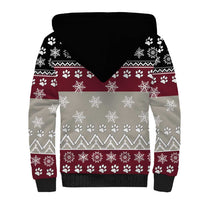To Best Dog Dad Christmas Design Sherpa Hoodie Xmas Holiday Patterns - Wonder Print Shop