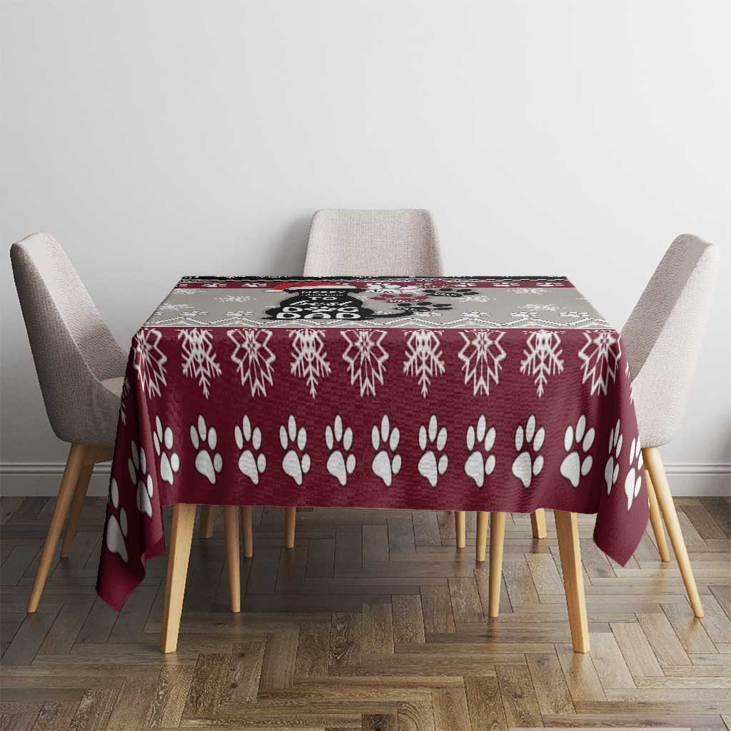 To Best Dog Dad Christmas Design Tablecloth Xmas Holiday Patterns - Wonder Print Shop