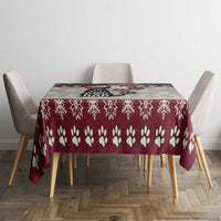 To Best Dog Dad Christmas Design Tablecloth Xmas Holiday Patterns - Wonder Print Shop